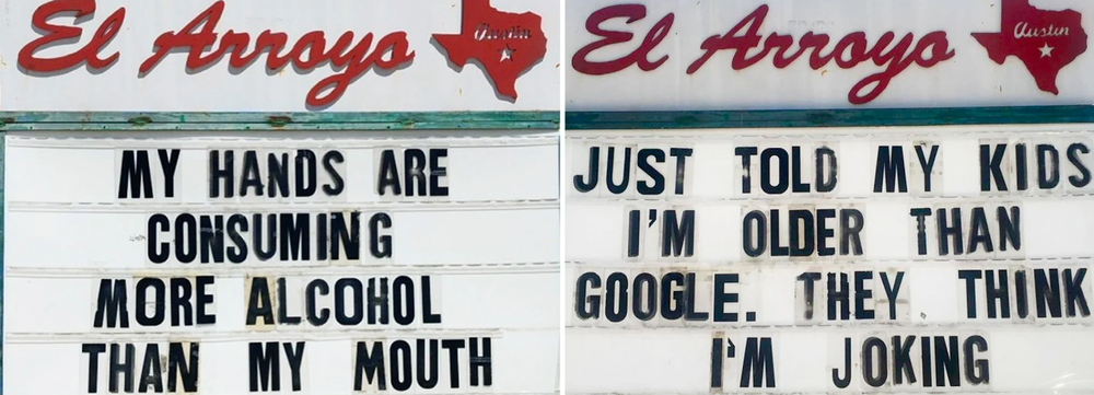 这家德克萨斯州的餐馆用幽默来帮助对抗冠状病毒焦虑。